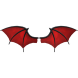 XL Red Bat Wings