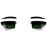 x_x // dull green anime eyes
