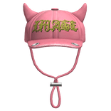Y2K 2000s Drip Horns Emo Cap Goth Pink
