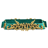 Y2K 2000s Grunge NY Belt Gold Turqouise 3.0