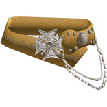 Y2K 2000s Trendy Belt Strass Chains Gold