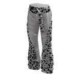 Y2K Aesthetic  Flared Jeans  w Animal Prints