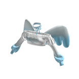 Y2K Angel Wing Crop Top Blue[MAX]