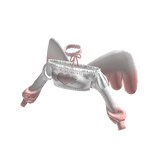 Y2K Angel Wing Crop Top Pink[MAX]