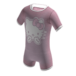 Y2K Anime Sanrio Body Suit Pink Jumpsuit
