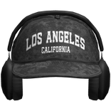 Y2K Backwards Cap with Headphones 