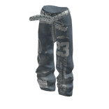 Y2K Baggy Cute Jeans with Belt