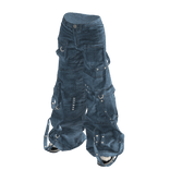 Y2K Baggy Jeans with strap 🫐