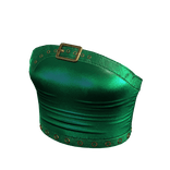 Y2K Belt Bustier Top Green