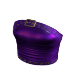 Y2K Belt Bustier Top Purple