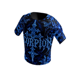 Y2K Black and Blue Scorpion shirt