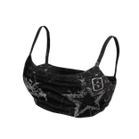 ✅🔴Y2K Black Grunge Crop Top✅🔴