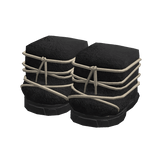 Y2K Black Laced Fur Boots [3.0]