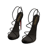 y2k ☆ black sandal heels