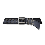 Y2K Black Star Rivet Belt 3.0
