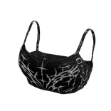 ✅🔴Y2K Black Thorn Crop Top✅🔴