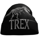 Y2K Black TRex Beanie