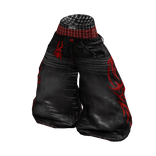  Y2K Black&Red Retro Stylish Saggy Boxer Jeans