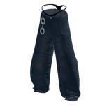 Y2K Blue Baggy Jeans w/ Handcuffs