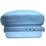 Y2K Blue Beret Cap Hat w Stars