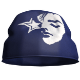 Y2k Blue Face Star Graphic Beanie