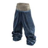 Y2K Blue Washed Baggy Stacked Sweats Skater
