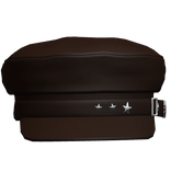 Y2K Brown Beret Cap Hat w Stars