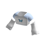 🍀Y2K Butterfly Tee w Armwarmers (Blue)