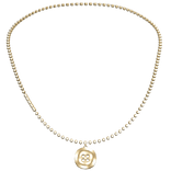 Y2K Button Ballchain Necklace - 3.0, Gold