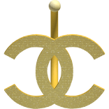 Y2K Chanel Belly Piercing Mcbling Gold