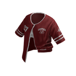 Y2K Cropped BaseBall Jersey - Red