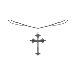 y2k cross necklace