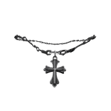 y2k cross necklace 