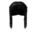 ʚɞ y2k cutesy kawaii braids in black