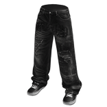 Y2K Distressed Baggy Jeans