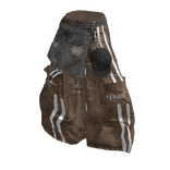 💜 Y2K Distressed Layered Denim Pants_Brown