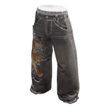 💗Y2K DOUBLE-LAYER Baggy Jeans Brown💗