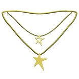 Y2K Double Star Necklace 3.0 Silver