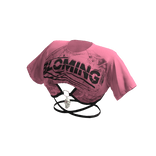 Y2K Emo Goth Pink Crop Top Aesthetic 