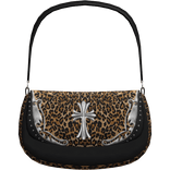 Y2K Fashion Leopard Print Shoulder Bag