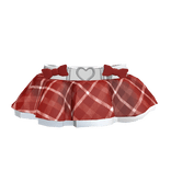 Y2k Flannel Layered Skirt ♡ 3.0 (red)