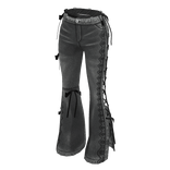 Y2K FLARED BOWTIE JEANS