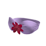 Y2K floral purple laced twisted top