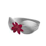 Y2K floral white laced twisted top