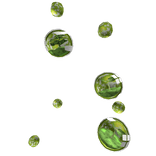 Y2k Frutiger Aero Eco Green Bubbles Aura