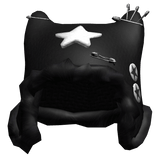 Y2k Fur Cat Beanie W/ Pins (Black)