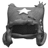 Y2k Fur Cat Beanie W/ Pins (Grey)