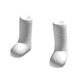 Y2K Fuzzy White Boots