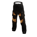 Y2K Glowing Pumpkin Cargo Pants