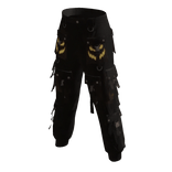 Y2K Glowing Pumpkin Pocket Cargo Pants